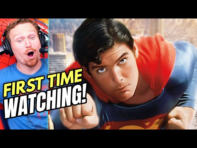 SUPERMAN (1978) MOVIE REACTION!! First Time Watching!