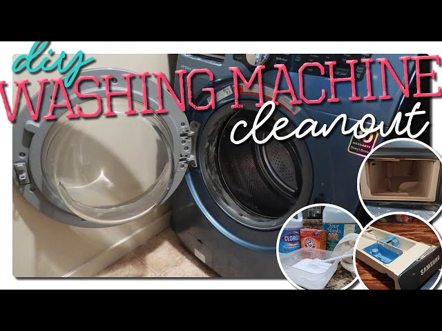 DIY WASHING MACHINE CLEANING - SAMSUNG Front Loader