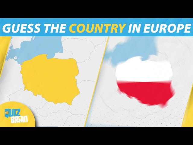 Guess the Country on the Map 🗺️ | Geography Quiz, European Edition