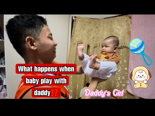 FUNNY BABY PLAYING WITH DADDY | Happy moments |We Laugh