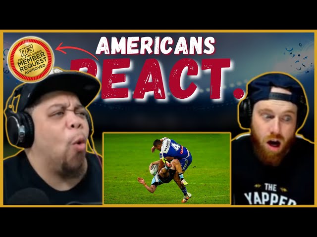 AMERICAN'S REACT TO THE BIGGEST HITS IN RUGBY LEAGUE HISTORY || REAL FANS SPORTS