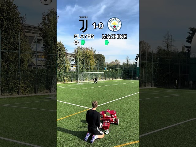 Player v Machine | Juventus vs Manchester City: ball shooter prediction 🔥