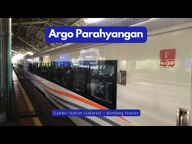 What Does The Jakarta-Bandung Train Look Like? | KA Argo Parahyangan - Executive Class