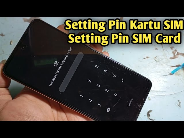 Cara Setting Pin Sim Card | Pin Kartu SIM