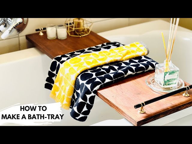 How to Make a Wood Tray // DIY BATH TRAY// Bath Caddy // 100 GIFT IDEAS// Ndivhuwo Nelwamondo