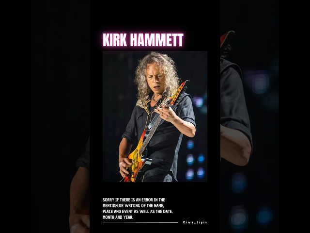 KIRK HAMMETT'S AMAZING LIFE STORY #shorts #metallica