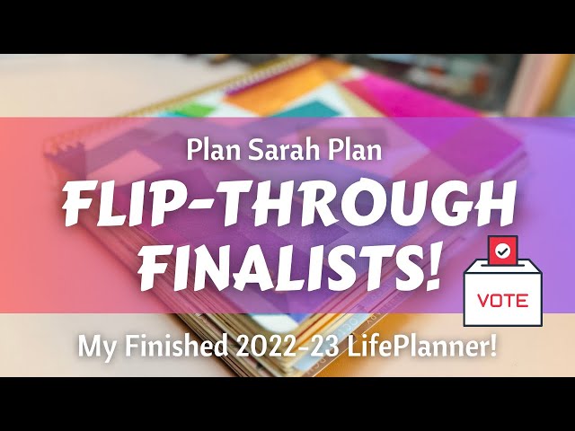 Planner Spread FINALISTS! | Viewers’ Choice Awards! | PLEASE VOTE!