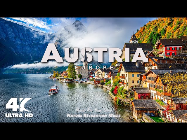 FLYING OVER AUSTRIA (4K UHD) - Amazing Beautiful Nature Scenery - 4K Video Ultra HD