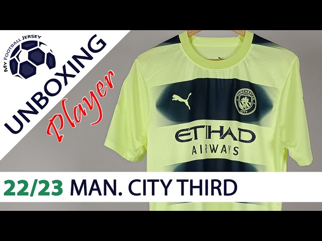 Manchester City Third Jersey 22/23 De Bruyne (2022Fans) Player Version Unboxing Review