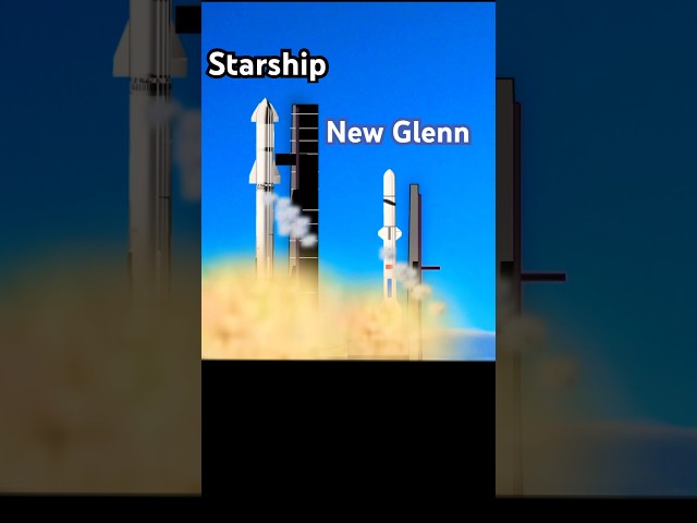 Starship vs New Glenn! #spacex #blueorigin #IFT7