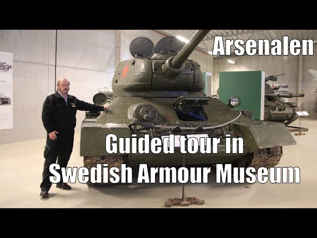 Guided tour in the Swedish Armour Museum Arsenalen (V2, audio fix)