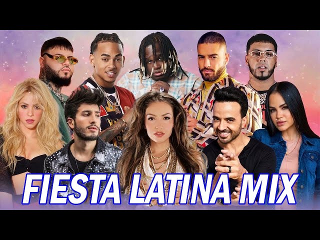 Sebastián Yatra, Luis Fonsi, Becky G, Maluma, Nicky Jam, Reik - FIESTA LATINA MIX 2021 - POP LATINO