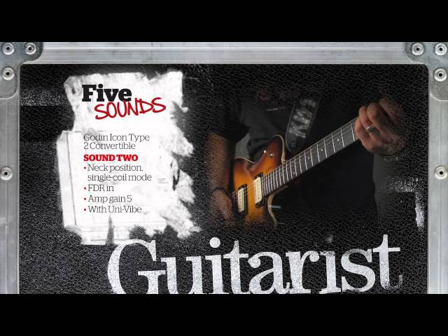 Godin Icon Type 2 Convertible video review demo Guitarist Magazine HD