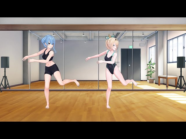 【Hololive MMD】Suisei × Iroha【BILLY BOUNCE】#hololive #ホロライブ #mmd #suisei #iroha #星街すいせい #風真いろは