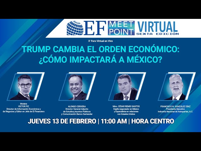 TRUMP cambia orden ECONÓMICO, ¿cómo impacta a México? | EF Meet Point Virtual