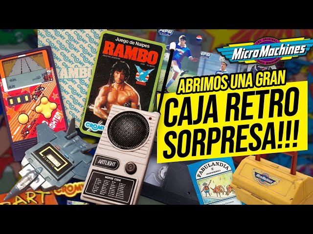 Una CAJA RETRO llena de SORPRESAS