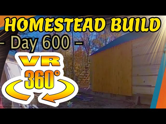 Homestead Build - Day 600! What's Left to Do? Organizing Lumber Lengths