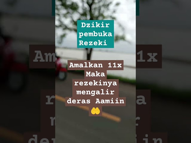 Dzikir pembuka rezeki #dzikir