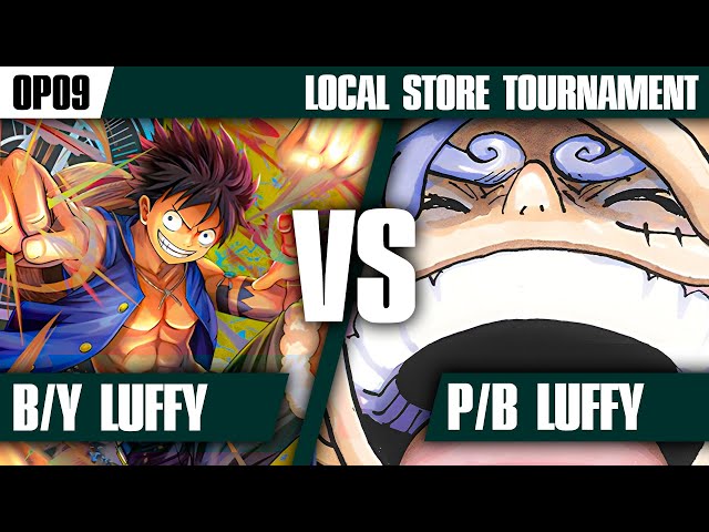 ♠️ POV BY Luffy vs BP Luffy [OP09] Store Tournament 16 players ♠️ One Piece TCG