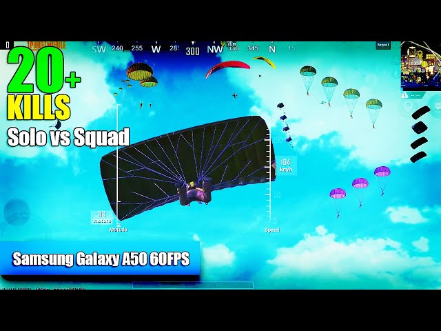 Samsung Galaxy A50 60FPS Pubg Mobile Smooth+Extreme Test Gameplay | Best Sensitivity Settings