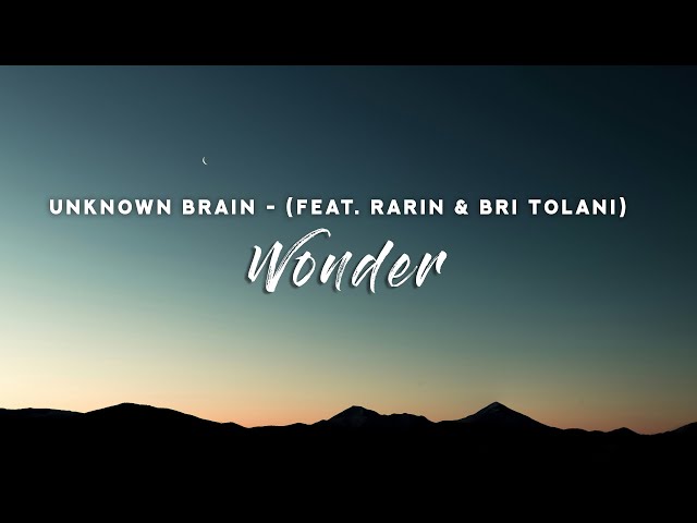 Unknown Brain - Wonder (Lyrics) feat. Rarin & Bri Tolani