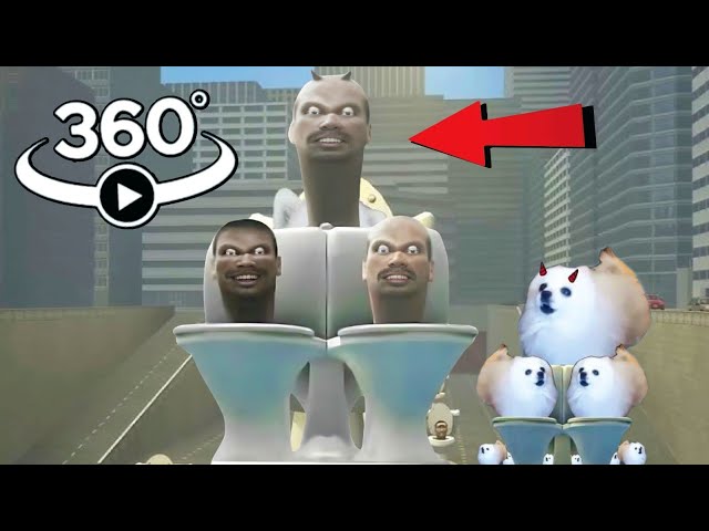 VR 360° | skibidi toilet 11 but it's Dafuq Boom 360° VR  Video