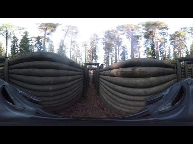 Trenches of Field Guard Sisu in Loppi, Finland | 360° View