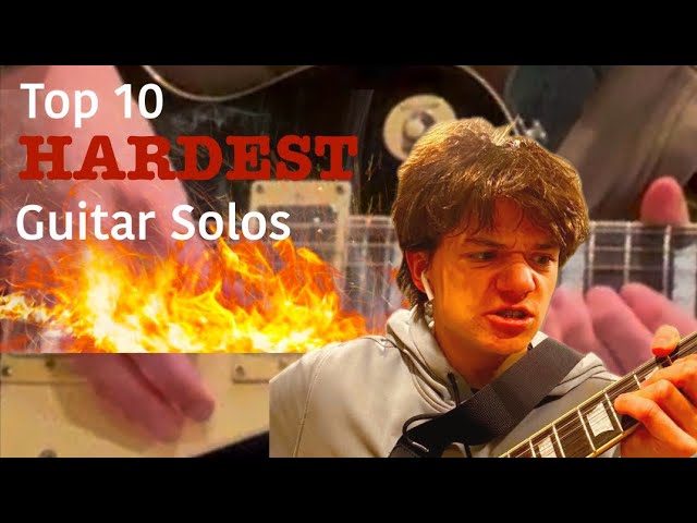 Top 10 HARDEST Guitar Solos