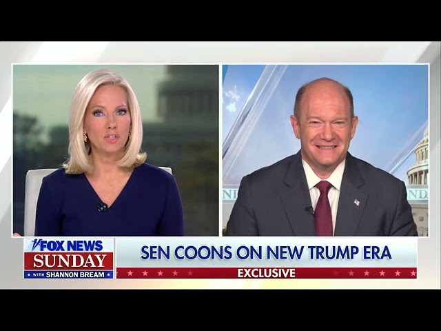 Senator Coons appears on Fox News Sunday with Shannon Bream on November 17, 2024