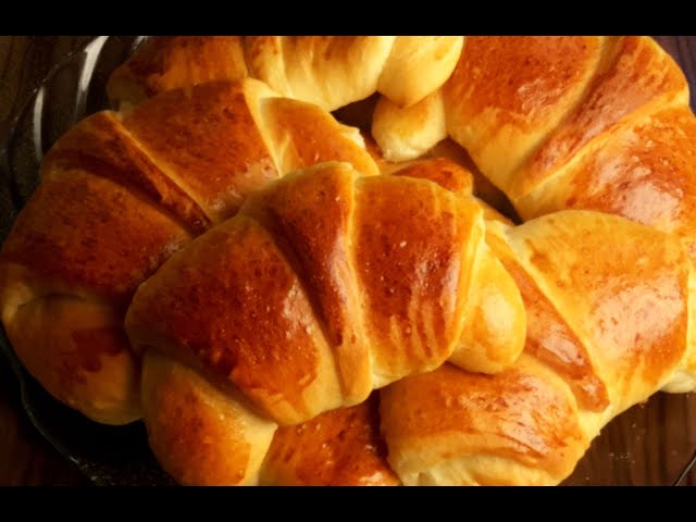 Chocolate Croissants from yeast dough(Incredibly soft and fluffy)