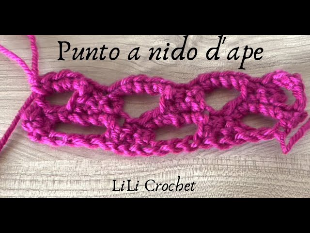 Punto a nido d'ape all'uncinetto|TUTORIAL FACILE E VELOCE-anche per PRINCIPIANTI-LiLi Crochet