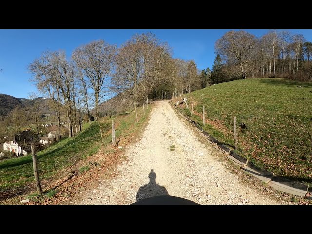 Hiking in Switzerland - 360° immersive Video - Early spring in the Jura Mountains - Part 1