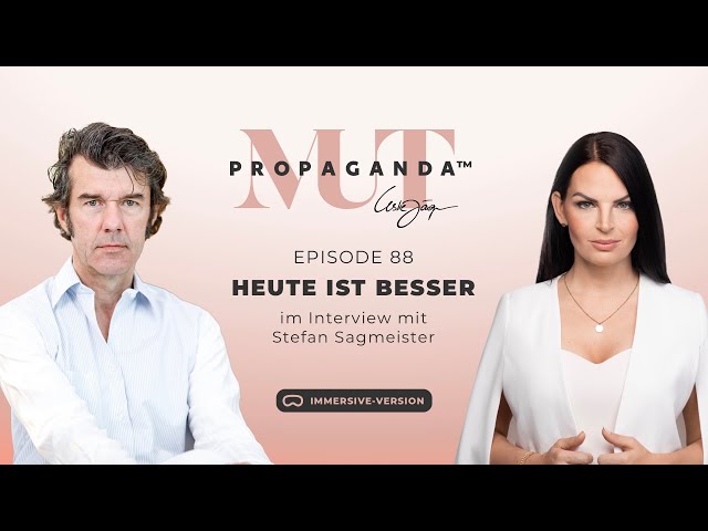 Heute ist besser - im Interview mit Stefan Sagmeister #immersive #vr