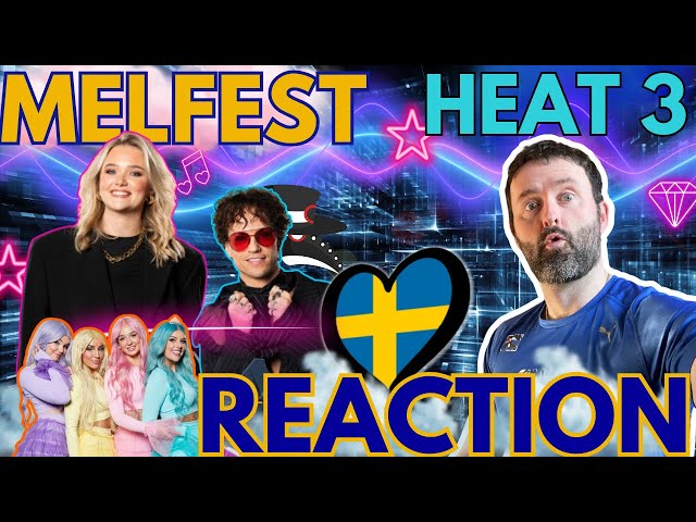 🇸🇪 Melfest SF3 REACTION ALL 6 Songs | Sweden🇸🇪 | Eurovision 2025 #melodifestivalen #Mello