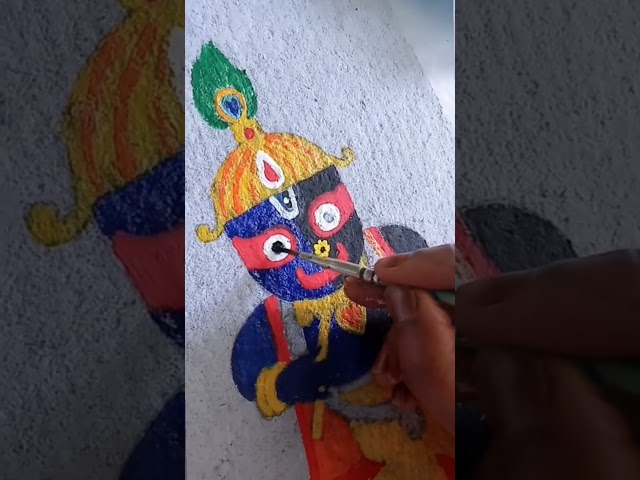 Krishna jagannath painting #shorts