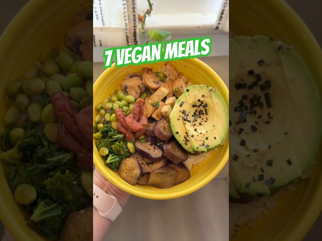 7 #VeganMeals I Made At Home in 2025 (Ep. 36) #veganuary