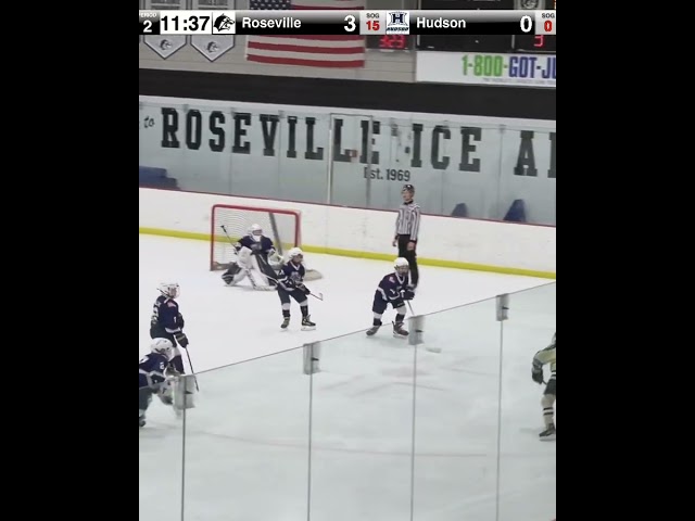 Jonny Schloesser breaks through the middle and snipes the near post #hockey #goals #sports