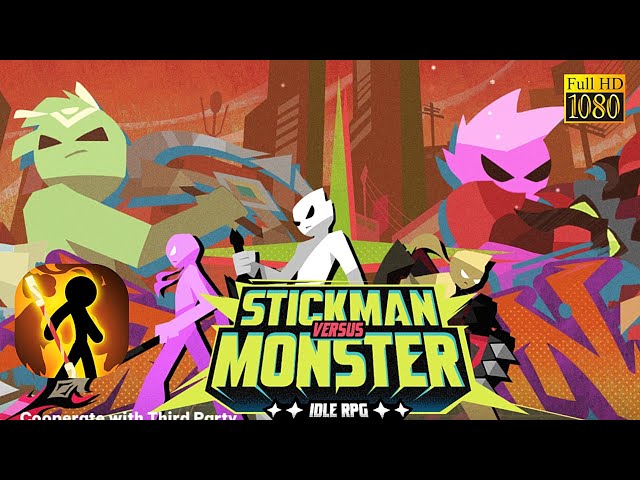 Stickman Android Games | Stickman vs Monster Idle RPG Gameplay #1