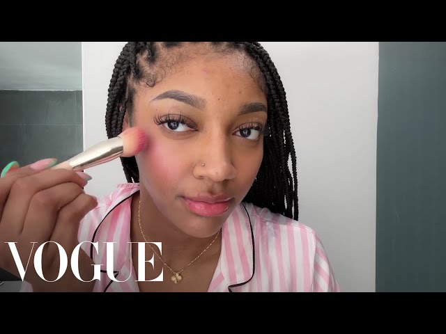 WNBA Star Angel Reese’s Game Day Beauty Routine | Beauty Secrets | Vogue