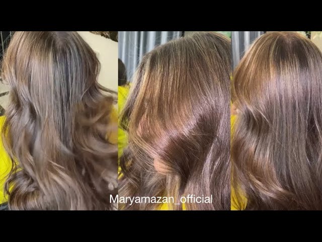 highlights with foils at home ) hair color ) highlights hair ) ash beige blonde