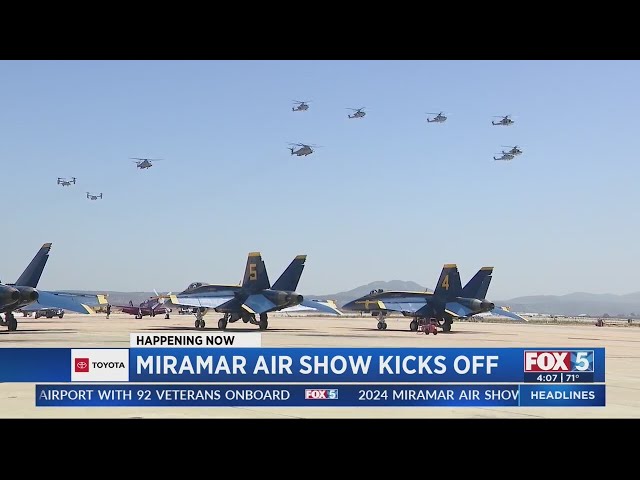 Miramar Air Show featuring Blue Angels kicks off