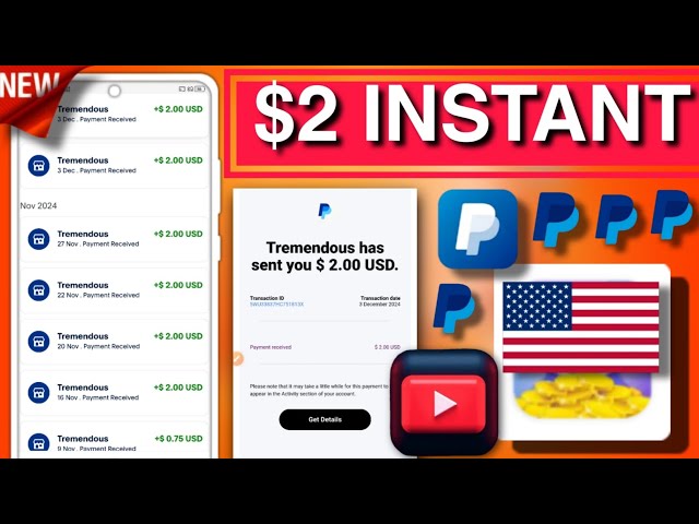 PayPal Money Instantly | App To Earn Money | Apps That Pay Through PayPal | Make Money Online 2024