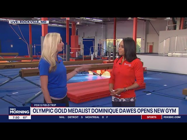 Olympic gold medalist Dominique Dawes opens new gym in Rockville | FOX 5 DC