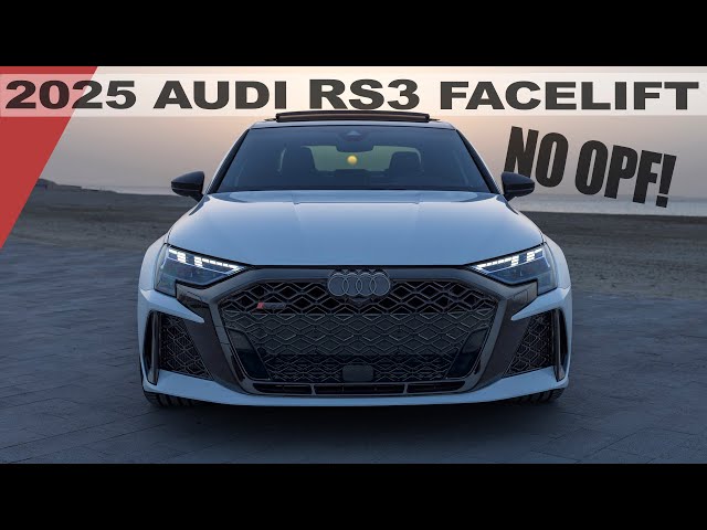 NEW! 2025 AUDI RS3 SEDAN FL WITHOUT OPF - THROATY, AWESOME SOUND - Details, Launches & more