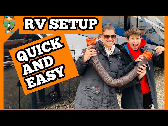 RV CAMPGROUND SETUP MADE SIMPLE FOR NEWBIES