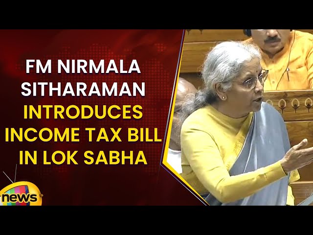 FM Nirmala Sitharaman Introduces Income Tax Bill in Lok Sabha | New Income Tax Bill 2025 | MangoNews