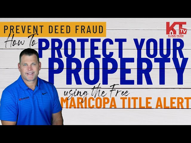 Protect Your Property with Maricopa Title Alert - Safeguard Your Rights Today!