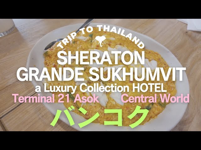 至福のバンコク旅🇹🇭！シェラトン・グランデの極上サービス&絶品プーパッポンカレーに感動！【タイ旅行vol.2】ホテル編