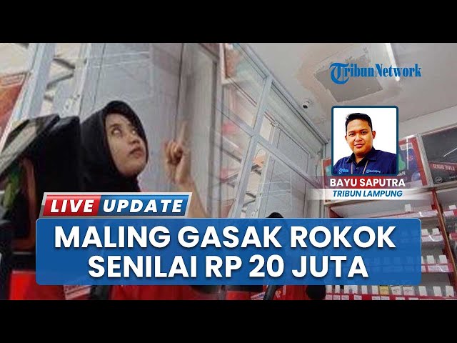 Rokok Senilai Rp 20 Juta di Minimarket Bandar Lampung Habis Digasak Maling, Masuk Lewat Plafon