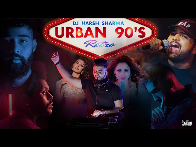 Urban 90's Nonstop | Himesh Reshamiya & More |  Long Drive/Workout Mashups 1 HOUR - DJ HARSH SHARMA